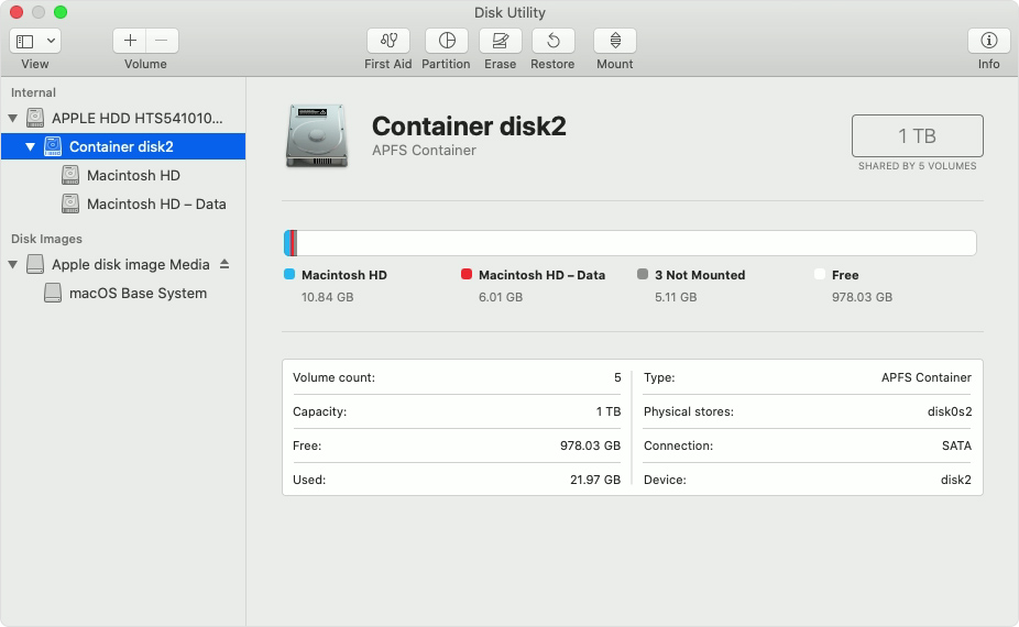 boot in disk aid mac