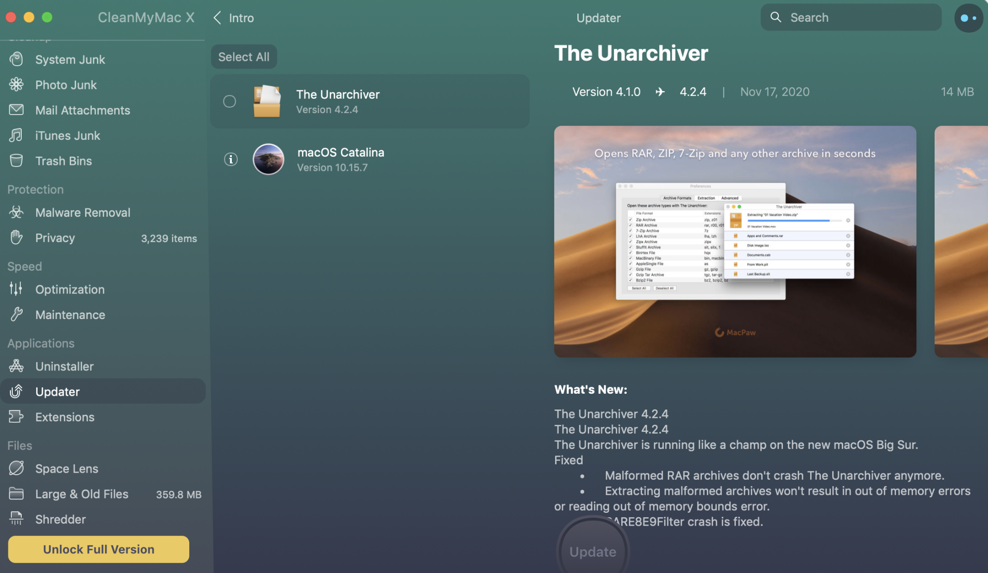 clean my mac the unarchiver clean my mac the unarchiver
