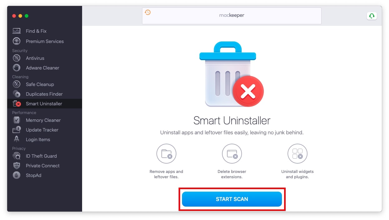 smart uninstaller in mackeeper smart uninstaller in mackeeper