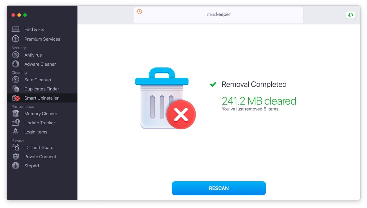 smart uninstaller removal completed window smart uninstaller removal completed window