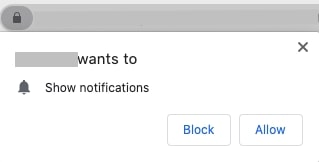 popup on a website popup on a website