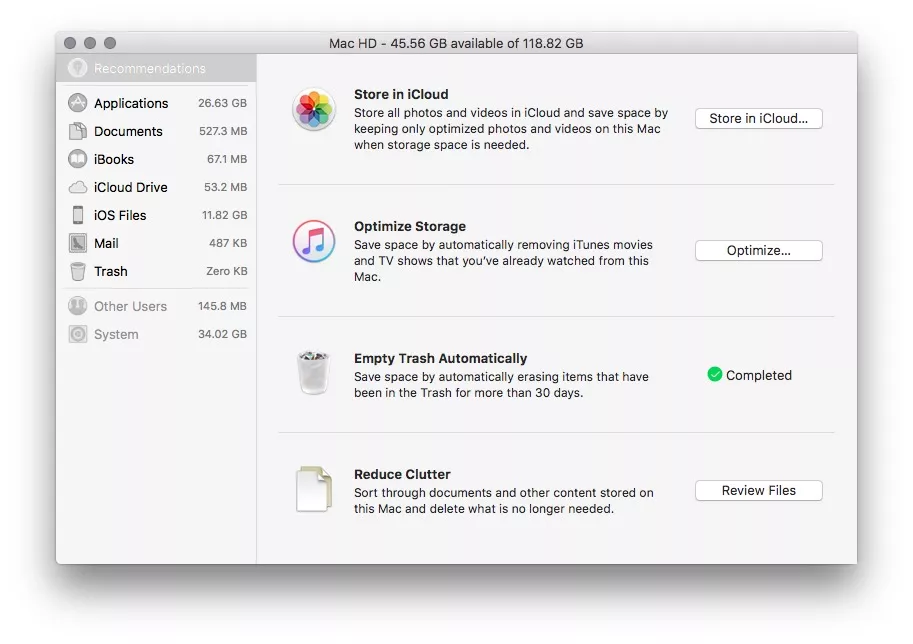 Managing files on macOS Managing files on macOS