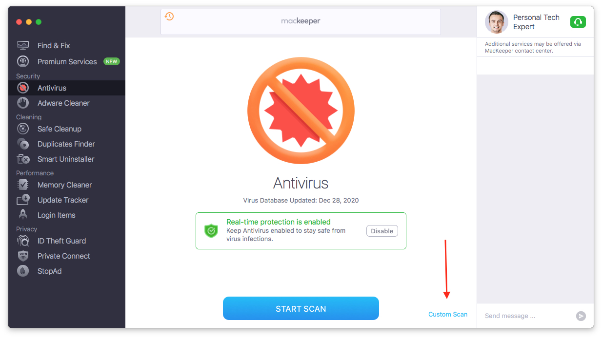 mackeeper antivirus custom scan mackeeper antivirus custom scan