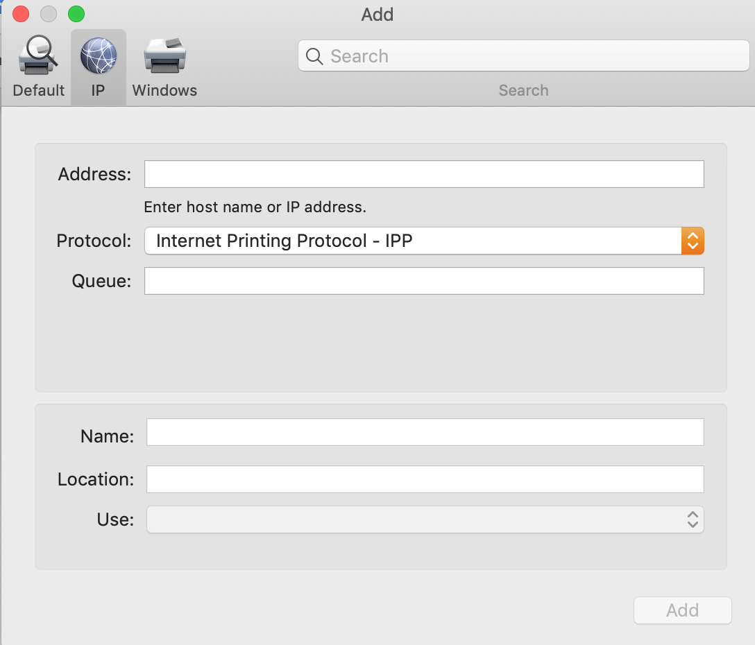 how to get hp printer mac address
