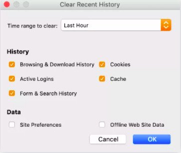 clear recent history in firefox clear recent history in firefox