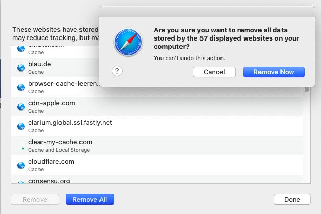 safari remove all website data window safari remove all website data window