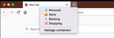 firefox multi-account containers extension with options firefox multi-account containers extension with options