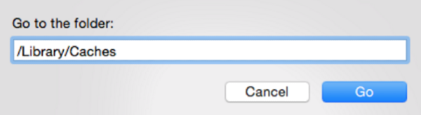 go to caches folder in library go to caches folder in library