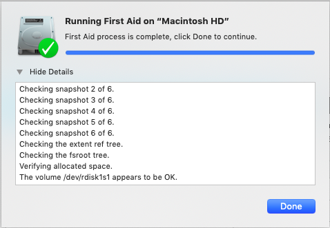 check hard disk health mac