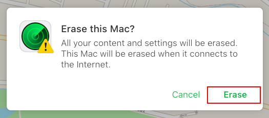 erase this mac window with erase button highlighted erase this mac window with erase button highlighted