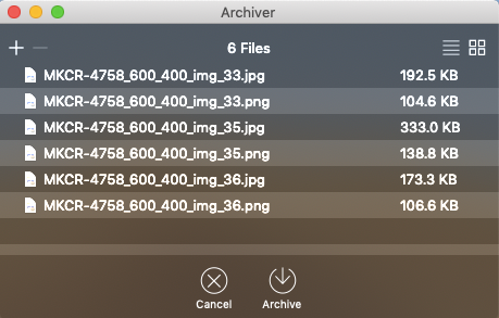 archiver window while compressing files on mac archiver window while compressing files on mac
