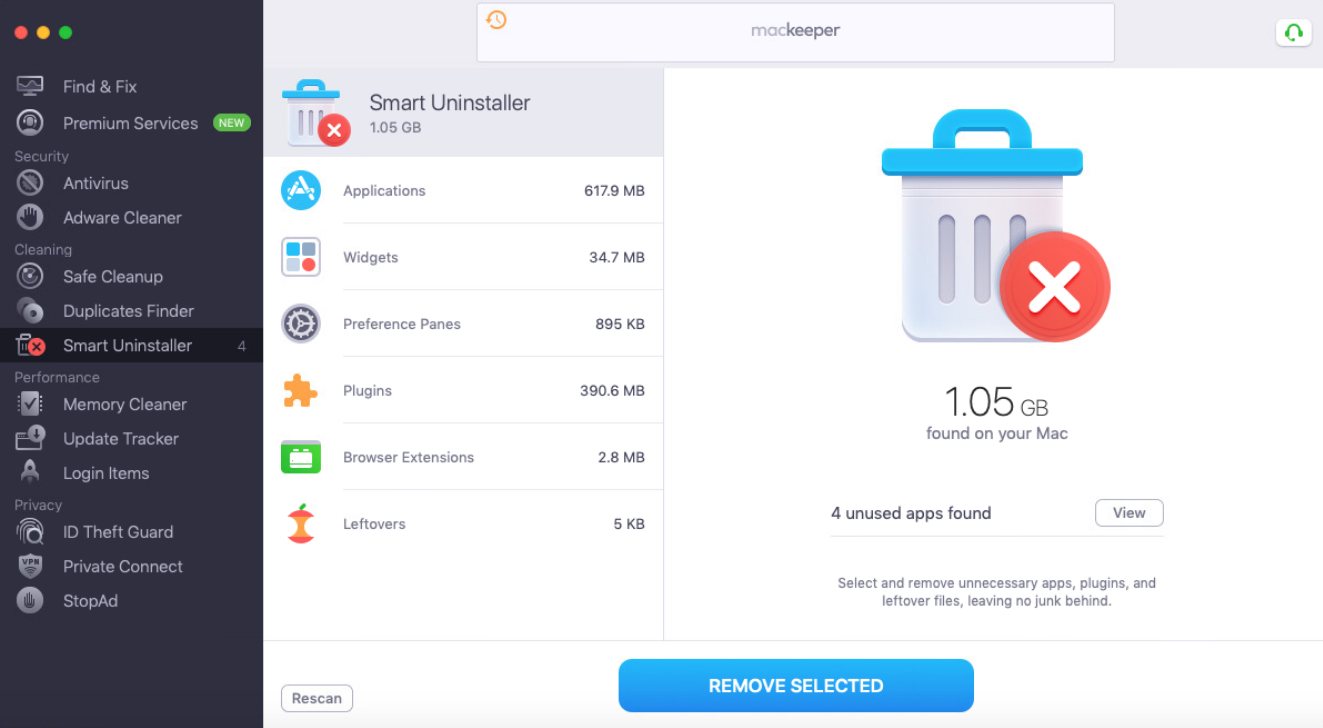 scan results smart uninstaller scan results smart uninstaller