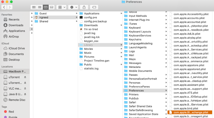 bluetooth plist files in hidden library folder bluetooth plist files in hidden library folder