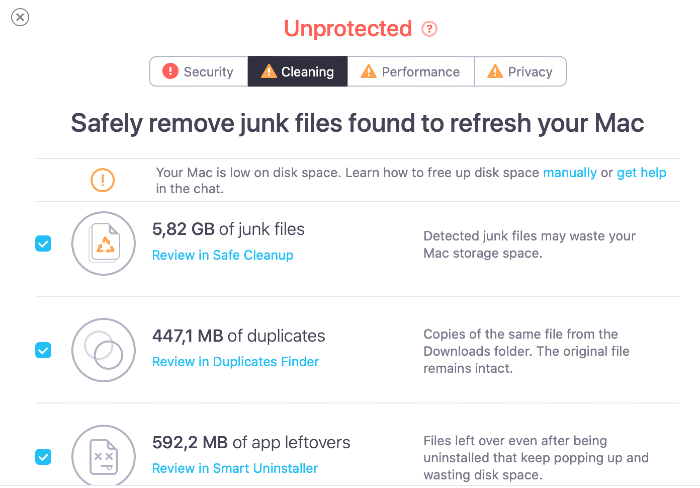 mackeeper cleaning screen mackeeper cleaning screen