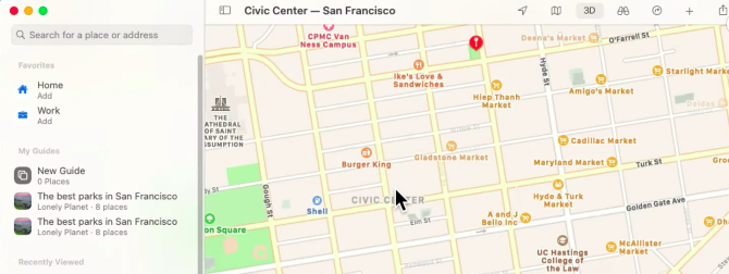 maps in macos big sur maps in macos big sur