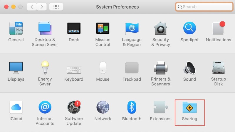 system preferences sharing ion highlighted system preferences sharing ion highlighted