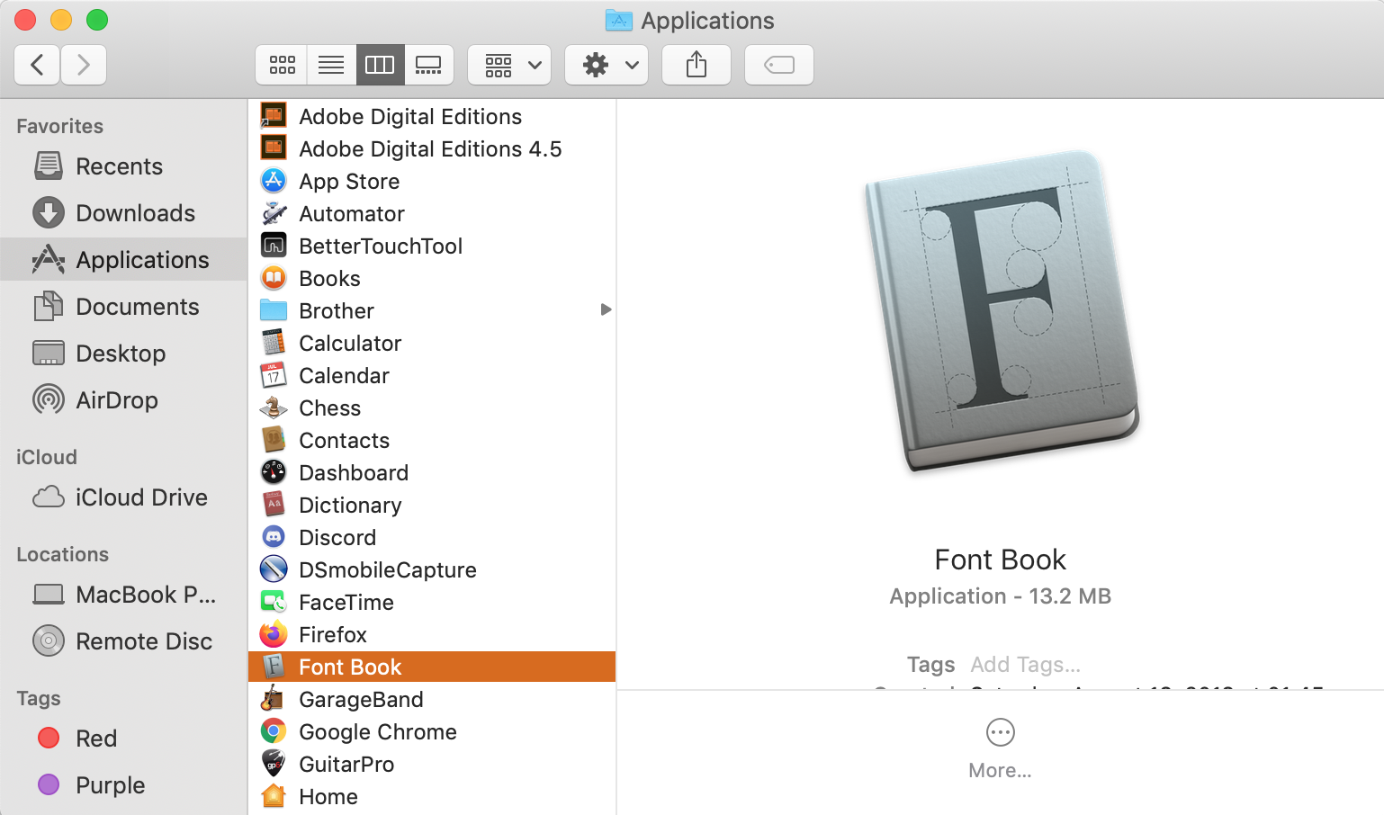 search for font book in spotlight search for font book in spotlight