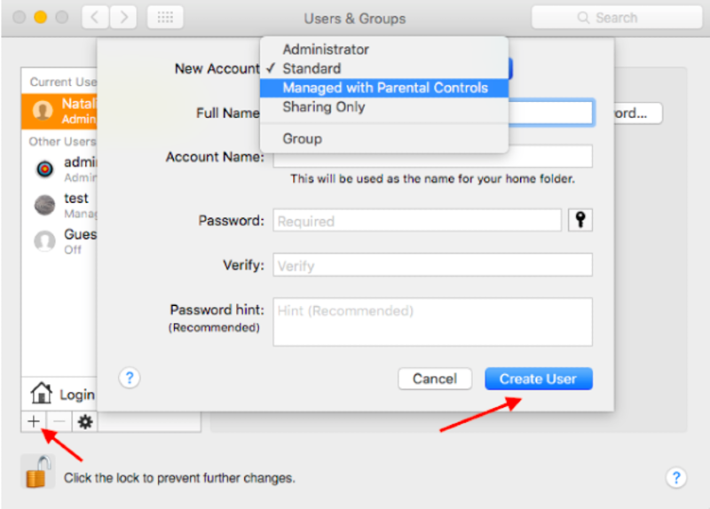 how to add new user to mac