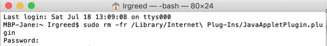remove java with sudo command in terminal remove java with sudo command in terminal