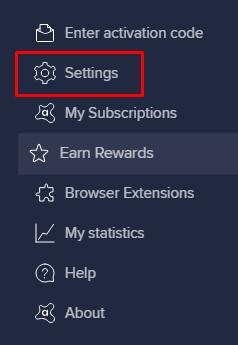 avast settings avast settings