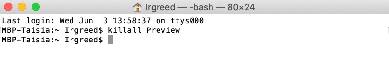 killall preview command in terminal killall preview command in terminal