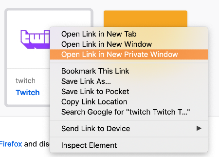 open a link in a new private window open a link in a new private window