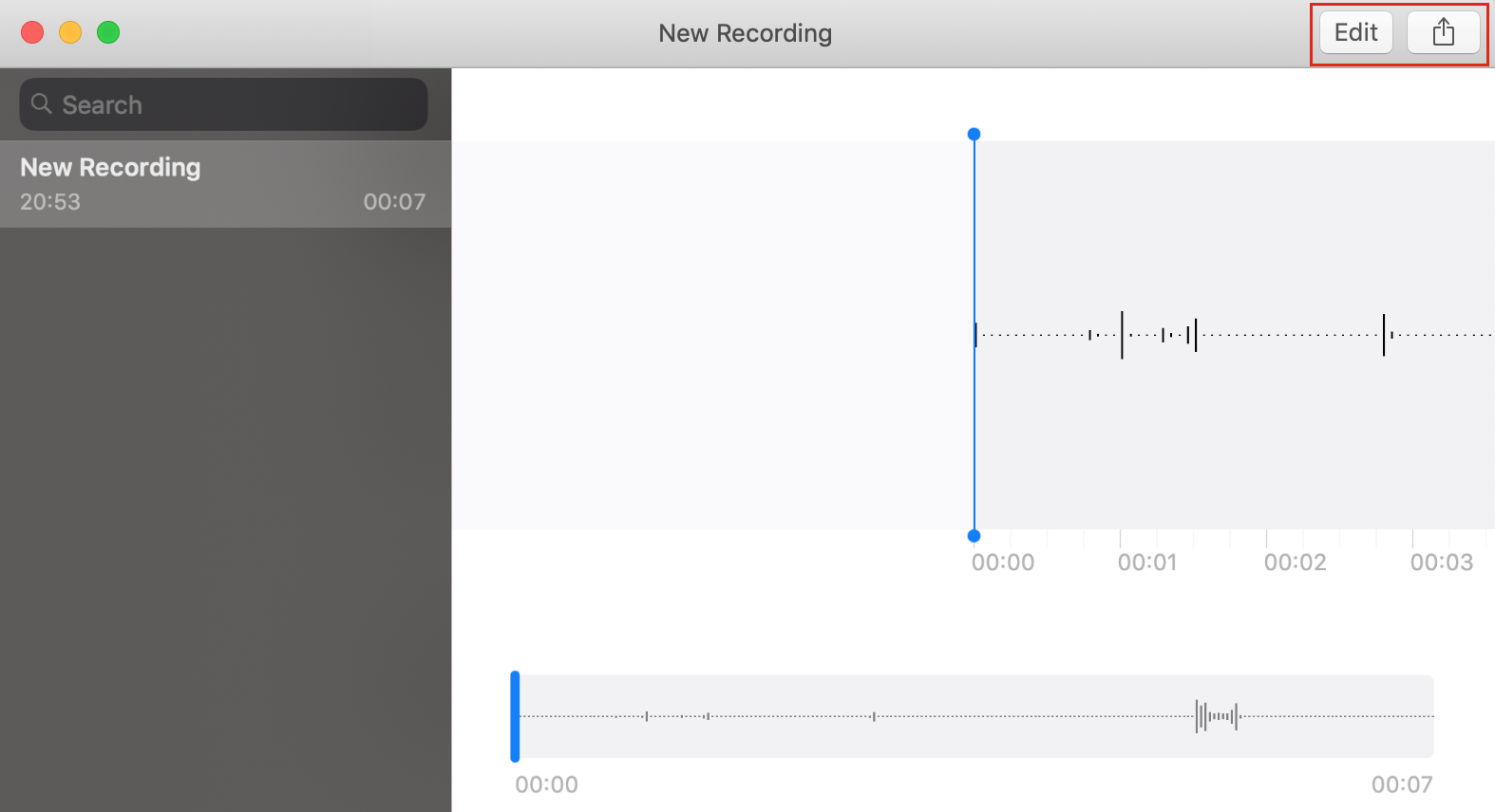 edit and share voice note in top right corner edit and share voice note in top right corner
