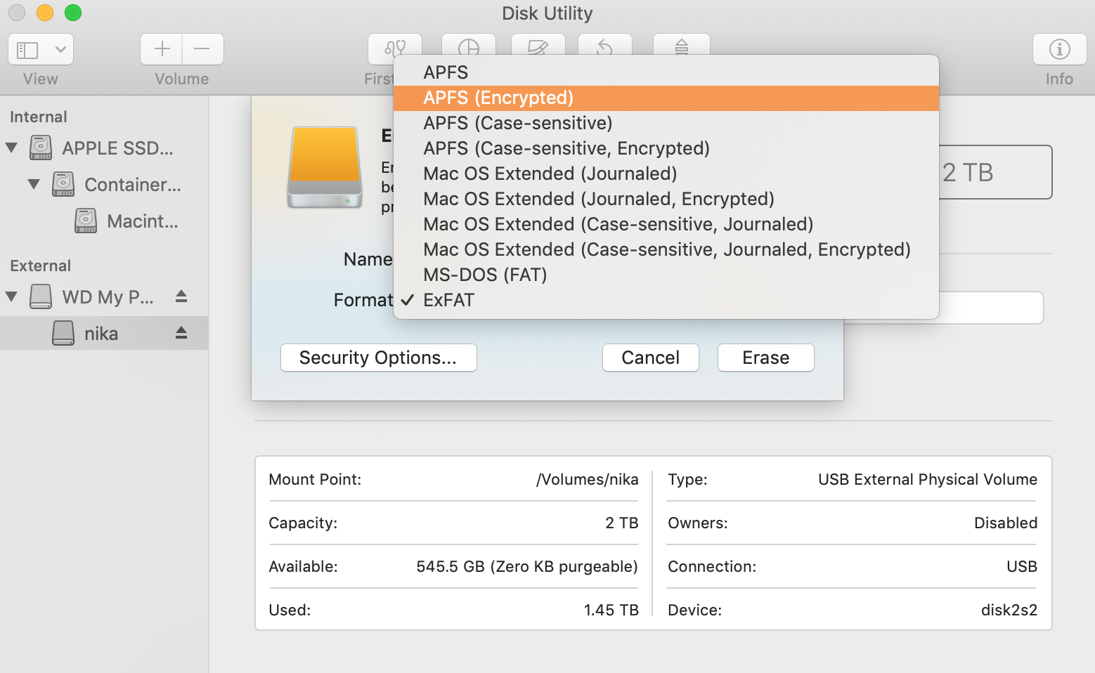 mac disk utility secure erase