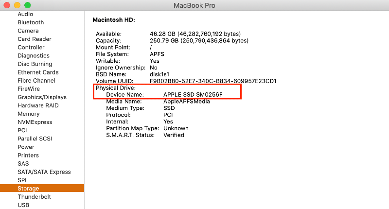 check drive info in hardware system information check drive info in hardware system information