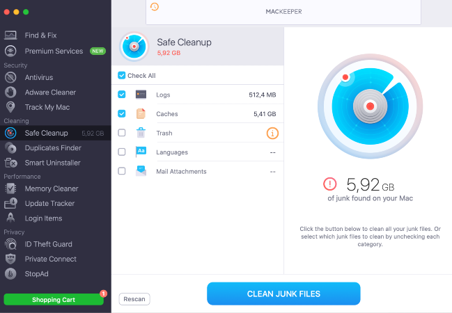 mackeeper safe cleanup feature mackeeper safe cleanup feature