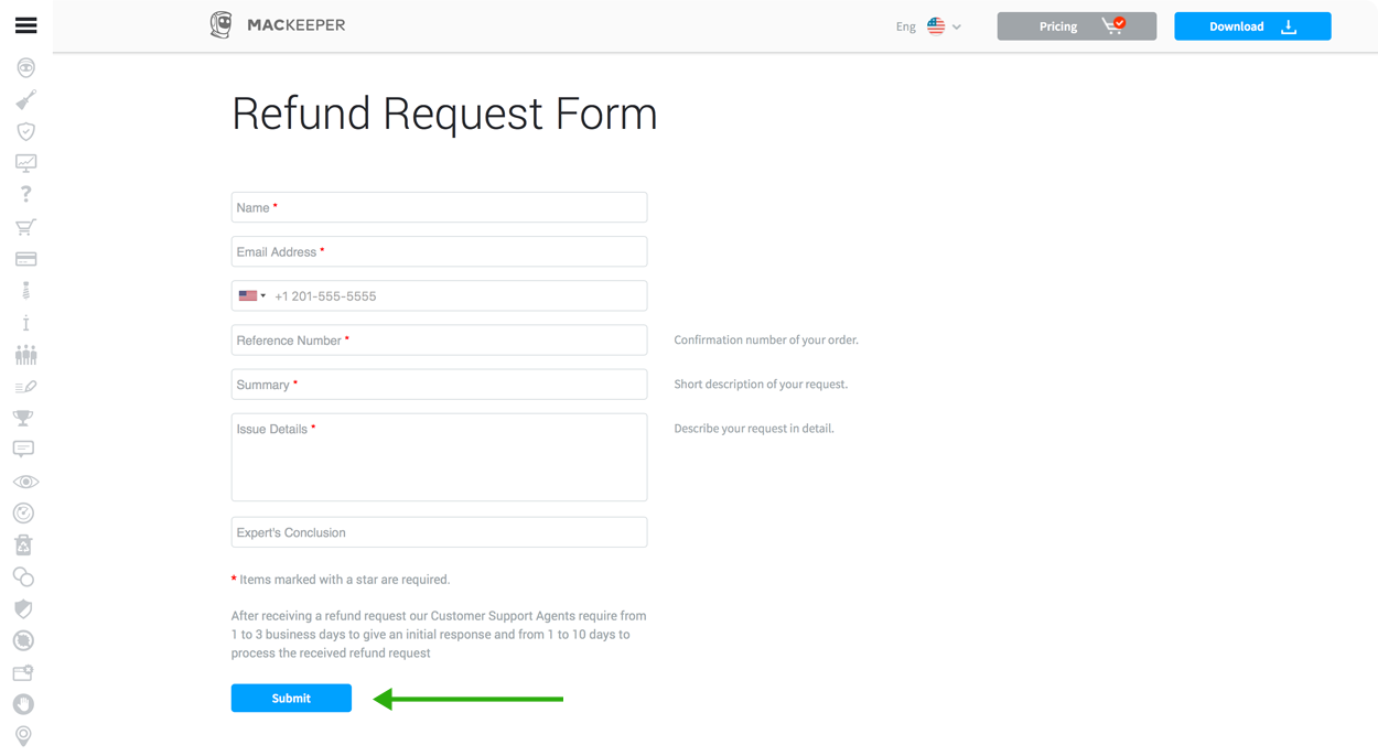How to apply for a refund mackeeper How to apply for a refund mackeeper