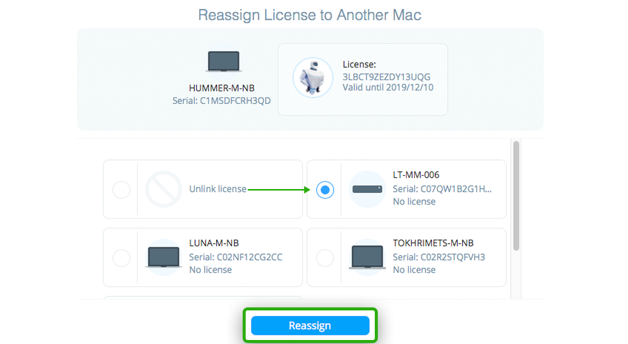 mackeeper license status reassign mackeeper license status reassign