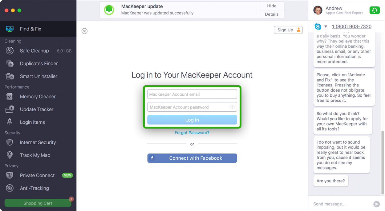 MacKeeper Log In MacKeeper Log In