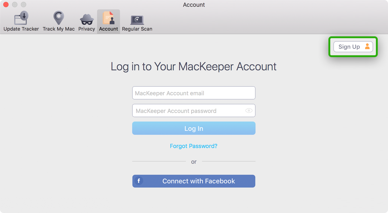 create a MacKeeper account create a MacKeeper account
