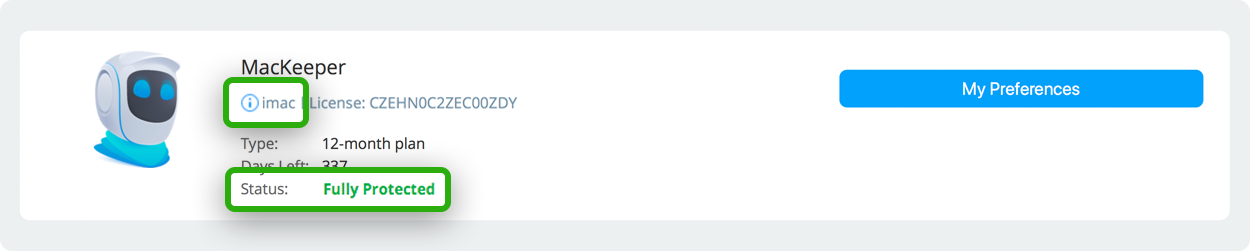 mackeeper license status mackeeper license status