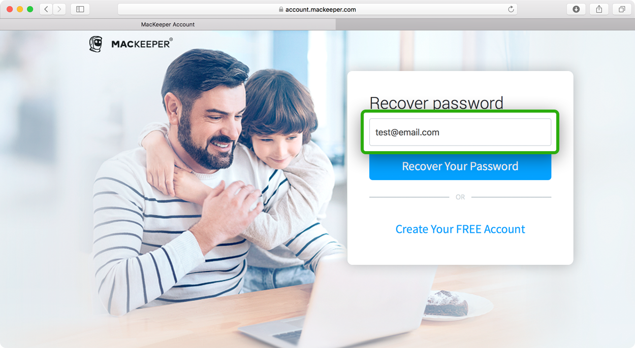 forgot your MacKeeper password forgot your MacKeeper password