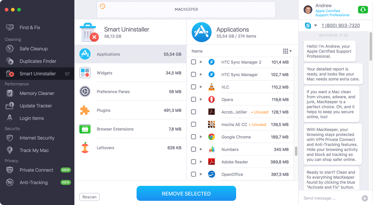 delete apps from Mac with MacKeeper delete apps from Mac with MacKeeper