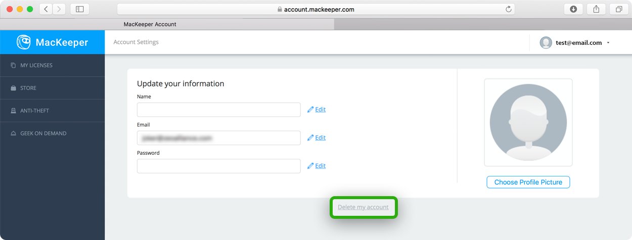 How to delete a MacKeeper account How to delete a MacKeeper account