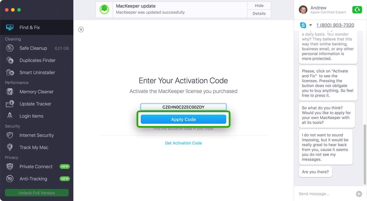 MacKeeperEnter Activation Code MacKeeperEnter Activation Code
