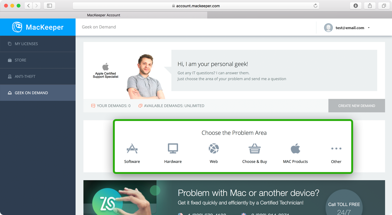 MacKeeper support MacKeeper support