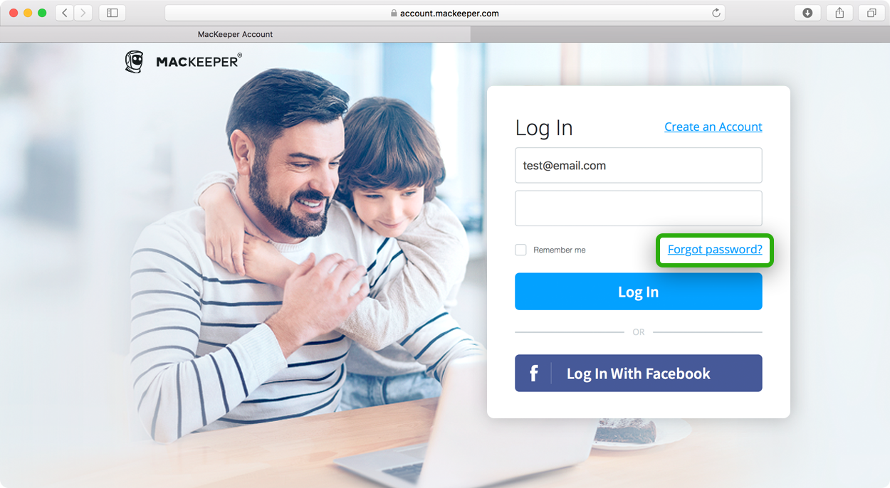 forgot your MacKeeper password forgot your MacKeeper password