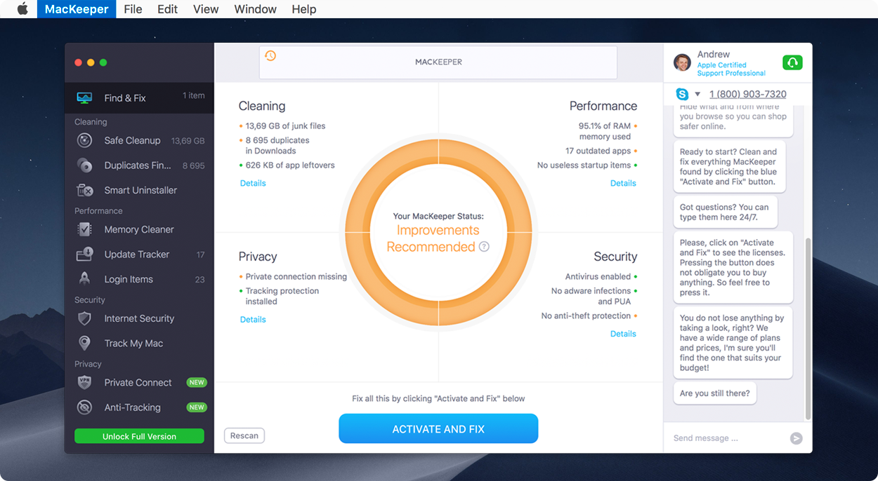 your MacKeeper license your MacKeeper license