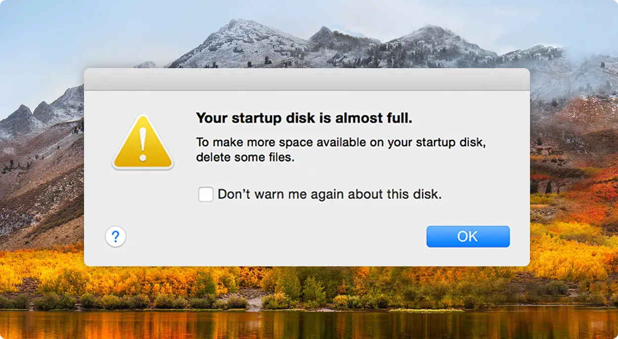 Startup Disk Full On Mac Os How To Fix
