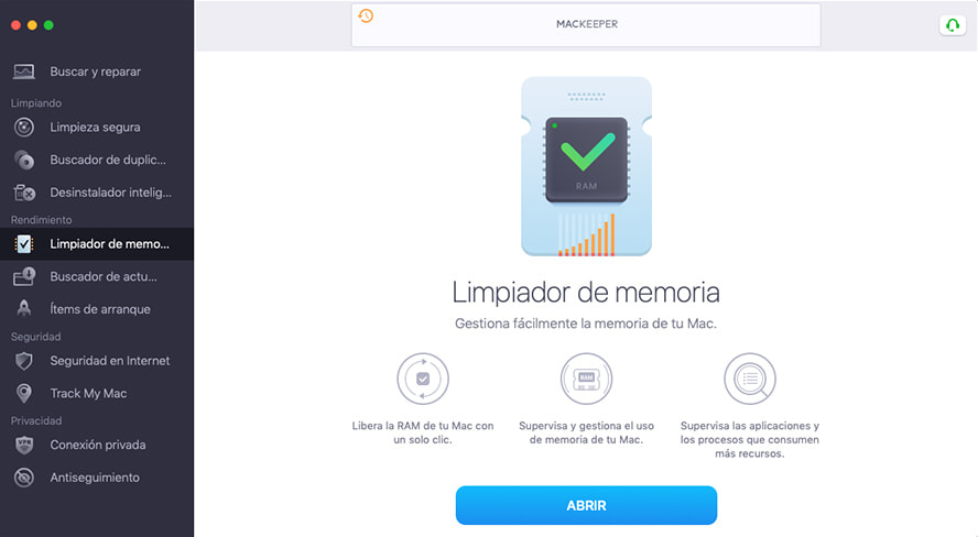 mackeeper memory cleaner