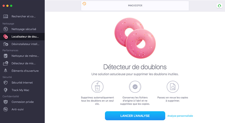 mackeeper duplicate finder